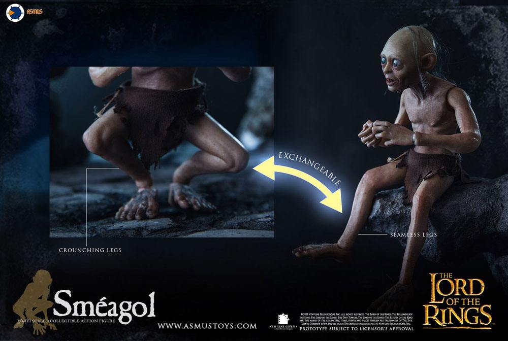Lord of the Rings Action Figure 1/6 Gollum (Luxury Edition) 19cm - Action Figures - Asmus Collectible Toys - Hobby Figures UK