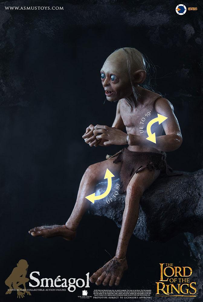 Lord of the Rings Action Figure 1/6 Gollum (Luxury Edition) 19cm - Action Figures - Asmus Collectible Toys - Hobby Figures UK