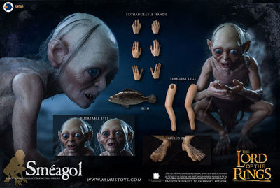 Lord of the Rings Action Figure 1/6 Sméagol 19cm - Action Figures - Asmus Collectible Toys - Hobby Figures UK