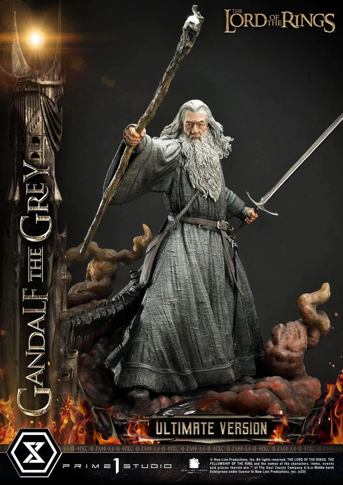 Lord of the Rings Statue 1/4 Gandalf the Grey Ultimate Version 81cm - Scale Statue - Prime 1 Studio - Hobby Figures UK