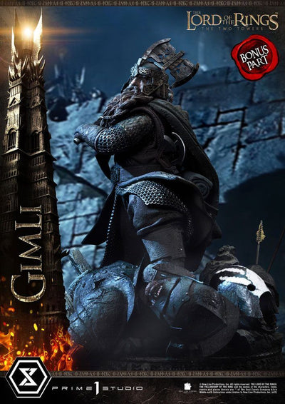 Lord of the Rings: The Two Towers Statue 1/4 Gimli Bonus Version 56cm - Scale Statue - Prime 1 Studio - Hobby Figures UK