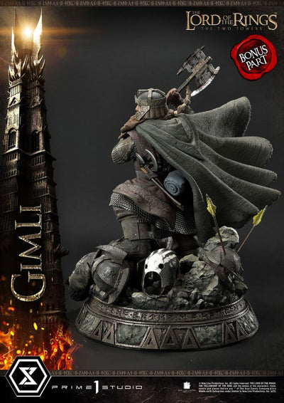 Lord of the Rings: The Two Towers Statue 1/4 Gimli Bonus Version 56cm - Scale Statue - Prime 1 Studio - Hobby Figures UK