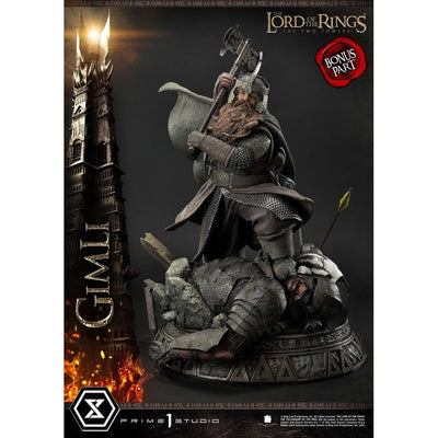 Lord of the Rings: The Two Towers Statue 1/4 Gimli Bonus Version 56cm - Scale Statue - Prime 1 Studio - Hobby Figures UK