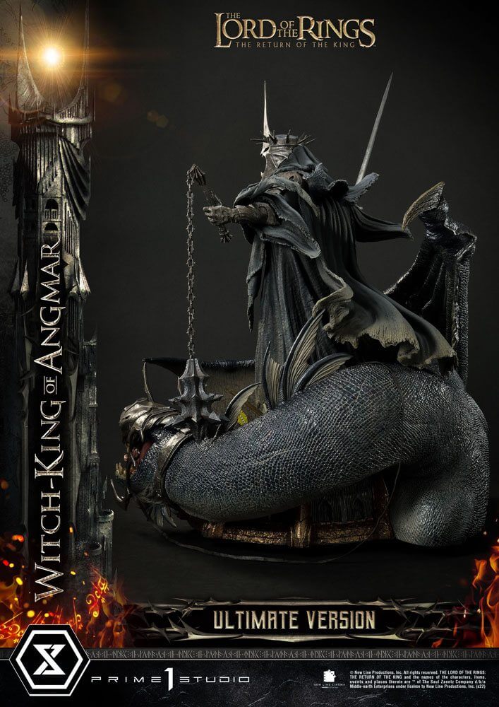 Lord of the Rings Statue 1/4 The Witch King of Angmar Ultimate Version 70cm - Scale Statue - Prime 1 Studio - Hobby Figures UK