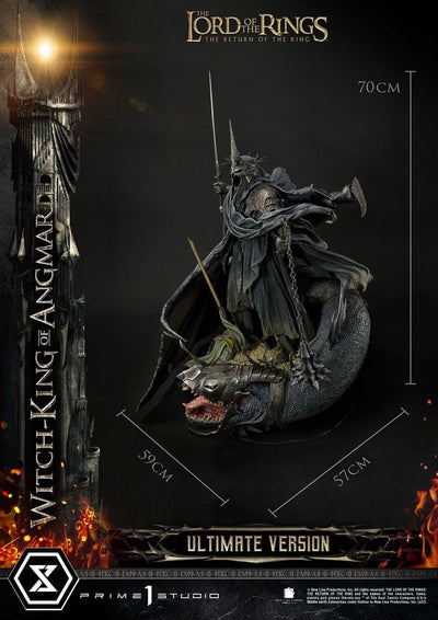 Lord of the Rings Statue 1/4 The Witch King of Angmar Ultimate Version 70cm - Scale Statue - Prime 1 Studio - Hobby Figures UK
