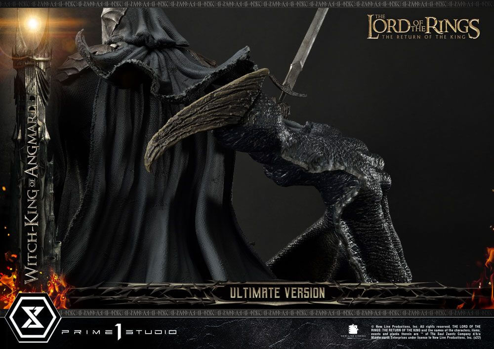 Lord of the Rings Statue 1/4 The Witch King of Angmar Ultimate Version 70cm - Scale Statue - Prime 1 Studio - Hobby Figures UK