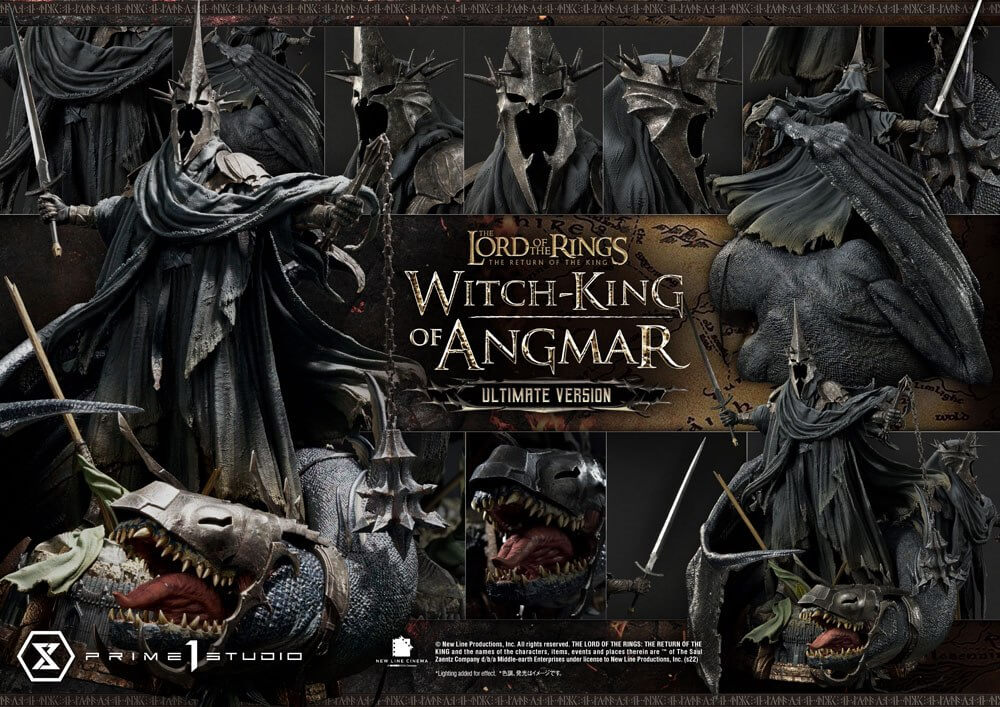 Lord of the Rings Statue 1/4 The Witch King of Angmar Ultimate Version 70cm - Scale Statue - Prime 1 Studio - Hobby Figures UK