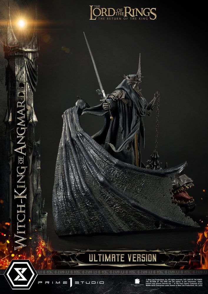 Lord of the Rings Statue 1/4 The Witch King of Angmar Ultimate Version 70cm - Scale Statue - Prime 1 Studio - Hobby Figures UK