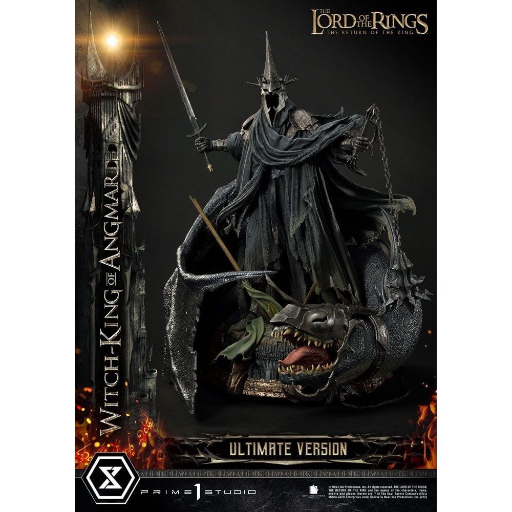 Lord of the Rings Statue 1/4 The Witch King of Angmar Ultimate Version 70cm - Scale Statue - Prime 1 Studio - Hobby Figures UK