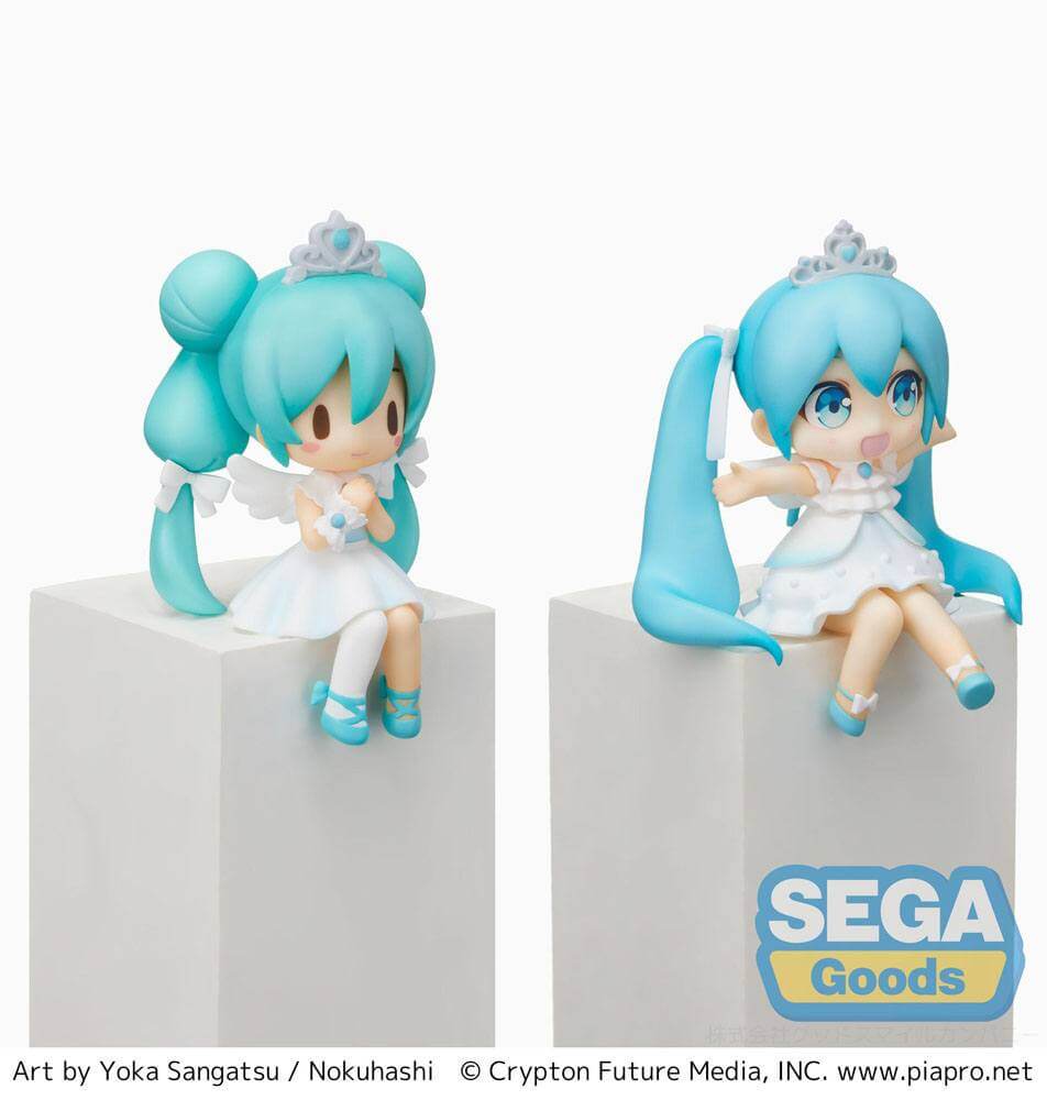 Hatsune Miku MP Perching Collection PVC Statue Hatsune Miku 15th Anniversary Ver. 7cm - Scale Statue - Sega - Hobby Figures UK