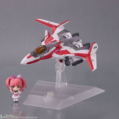 Macross Delta Tiny Session Vehicle mit Action Figure VF-31C Siegfried (Mirage Farina Jenius Use) with Makina Nakajima 10cm - Action Figures - Bandai Tamashii Nations - Hobby Figures UK
