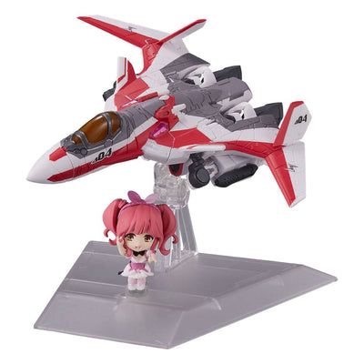Macross Delta Tiny Session Vehicle mit Action Figure VF-31C Siegfried (Mirage Farina Jenius Use) with Makina Nakajima 10cm - Action Figures - Bandai Tamashii Nations - Hobby Figures UK