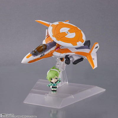 Macross Delta Tiny Session Vehicle mit Action Figure VF-31E Siegfried (Chuck Mustang Use) with Reina Prowler 10cm - Action Figures - Bandai Tamashii Nations - Hobby Figures UK