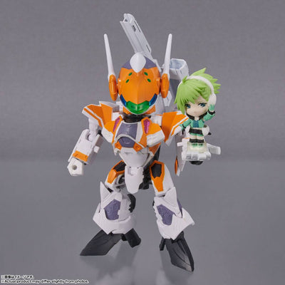 Macross Delta Tiny Session Vehicle mit Action Figure VF-31E Siegfried (Chuck Mustang Use) with Reina Prowler 10cm - Action Figures - Bandai Tamashii Nations - Hobby Figures UK