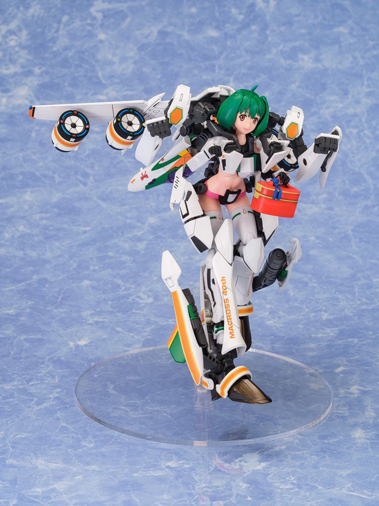 Macross Frontier Plastic Model Kit VF-25F Messiah Ranka Lee Macross 40th Anniversary 22cm - Model Kit - Aoshima - Hobby Figures UK