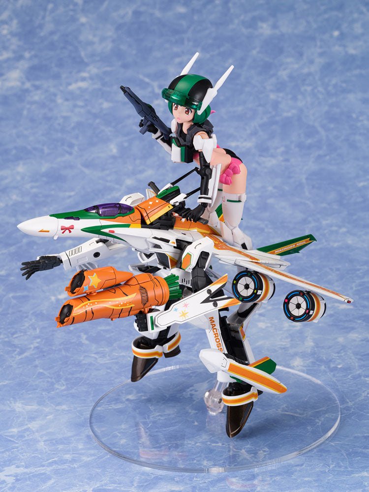 Macross Frontier Plastic Model Kit VF-25F Messiah Ranka Lee Macross 40th Anniversary 22cm - Model Kit - Aoshima - Hobby Figures UK