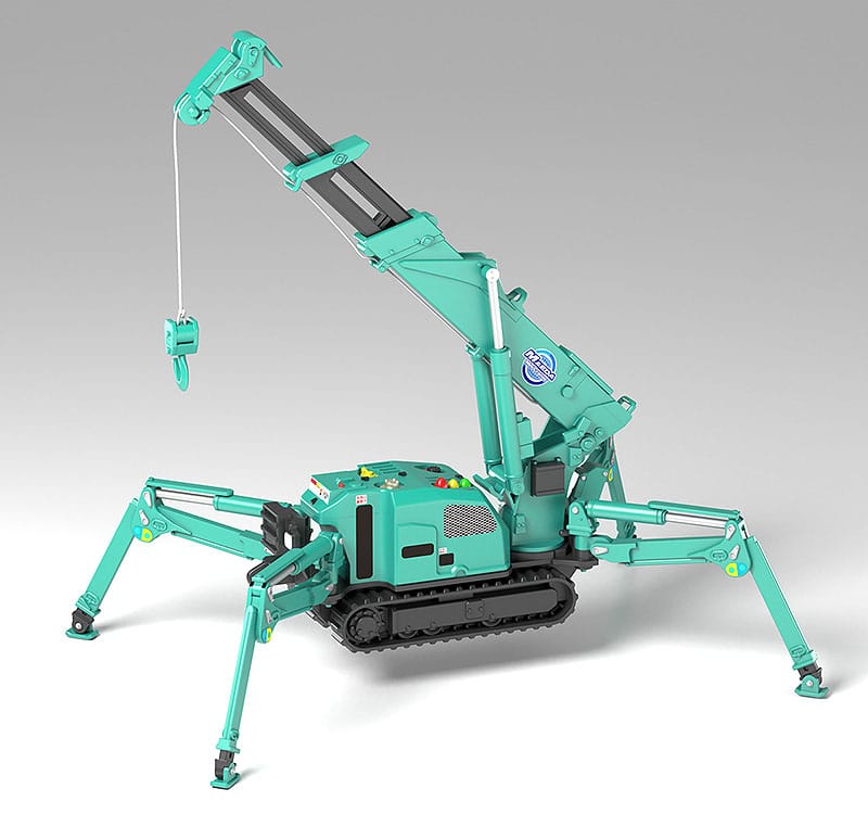 Maeda Seisakusho Moderoid Plastic Model Kit 1/20 Spider Crane (Green) Re-Run 25cm - Model Kit - Good Smile Company - Hobby Figures UK