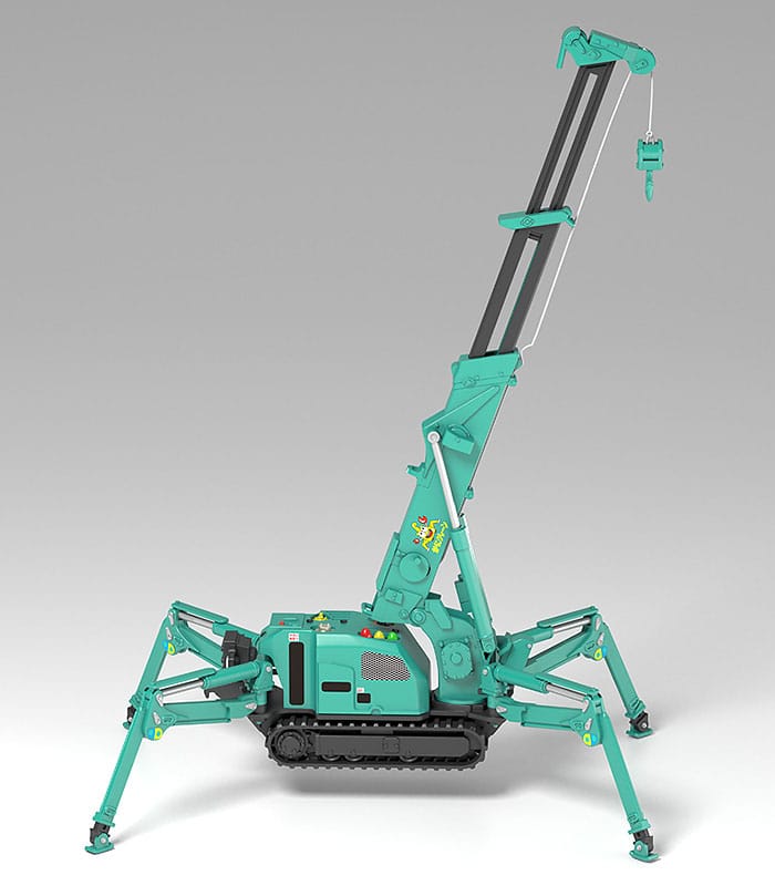 Maeda Seisakusho Moderoid Plastic Model Kit 1/20 Spider Crane (Green) Re-Run 25cm - Model Kit - Good Smile Company - Hobby Figures UK