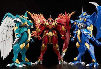 Magic Knight Rayearth Moderoid Plastic Model Kit Rayearth, the Spirit of Fire 16cm - Model Kit - Good Smile Company - Hobby Figures UK