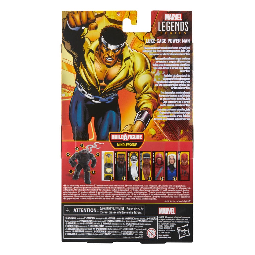 Marvel Knights Marvel Legends Action Figure Luke Cage Power Man (BAF: Mindless One) 15cm - Action Figures - Hasbro - Hobby Figures UK