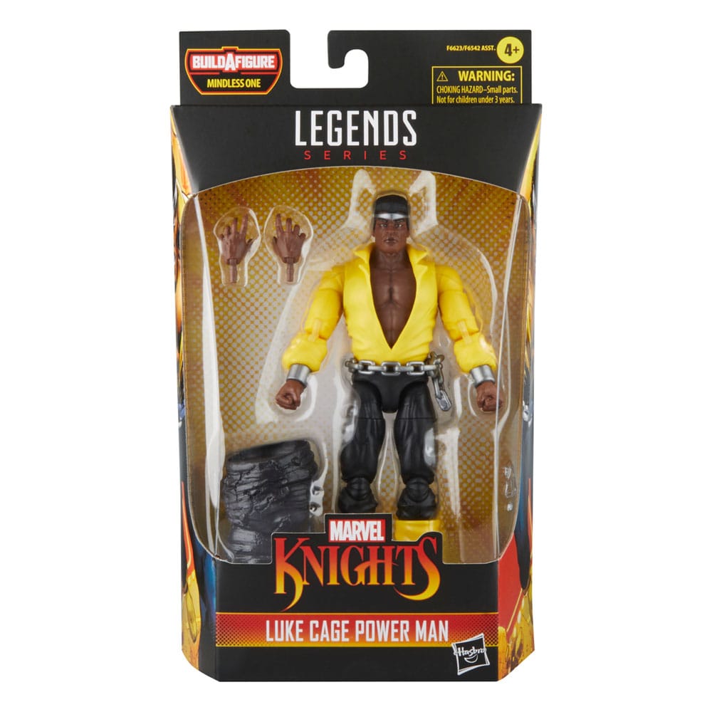 Marvel Knights Marvel Legends Action Figure Luke Cage Power Man (BAF: Mindless One) 15cm - Action Figures - Hasbro - Hobby Figures UK