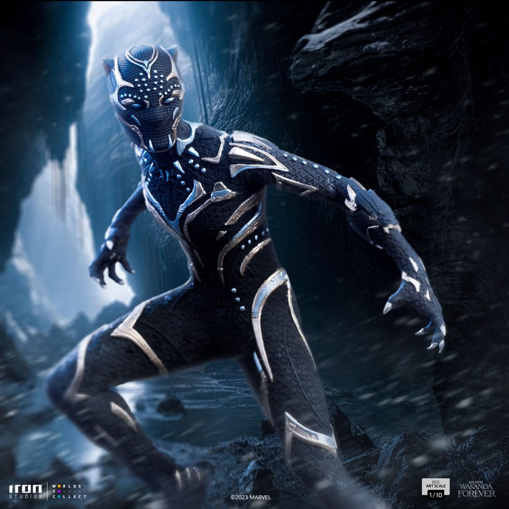 Marvel Art Scale Statue 1/10 Wakanda Forever Black Panther 21cm - Scale Statue - Iron Studios - Hobby Figures UK
