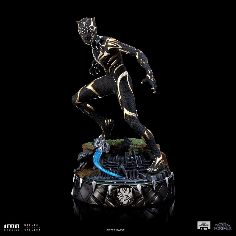 Marvel Art Scale Statue 1/10 Wakanda Forever Black Panther 21cm - Scale Statue - Iron Studios - Hobby Figures UK