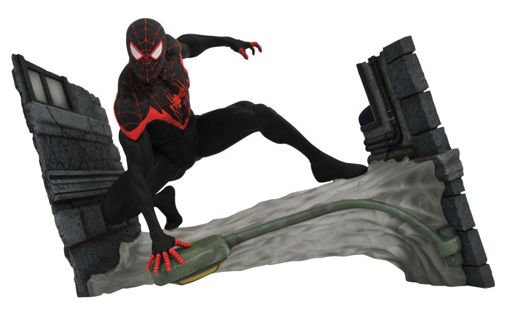 Marvel Comic Gallery PVC Statue Miles Morales Spider-Man 18cm - Scale Statue - Diamond Select - Hobby Figures UK