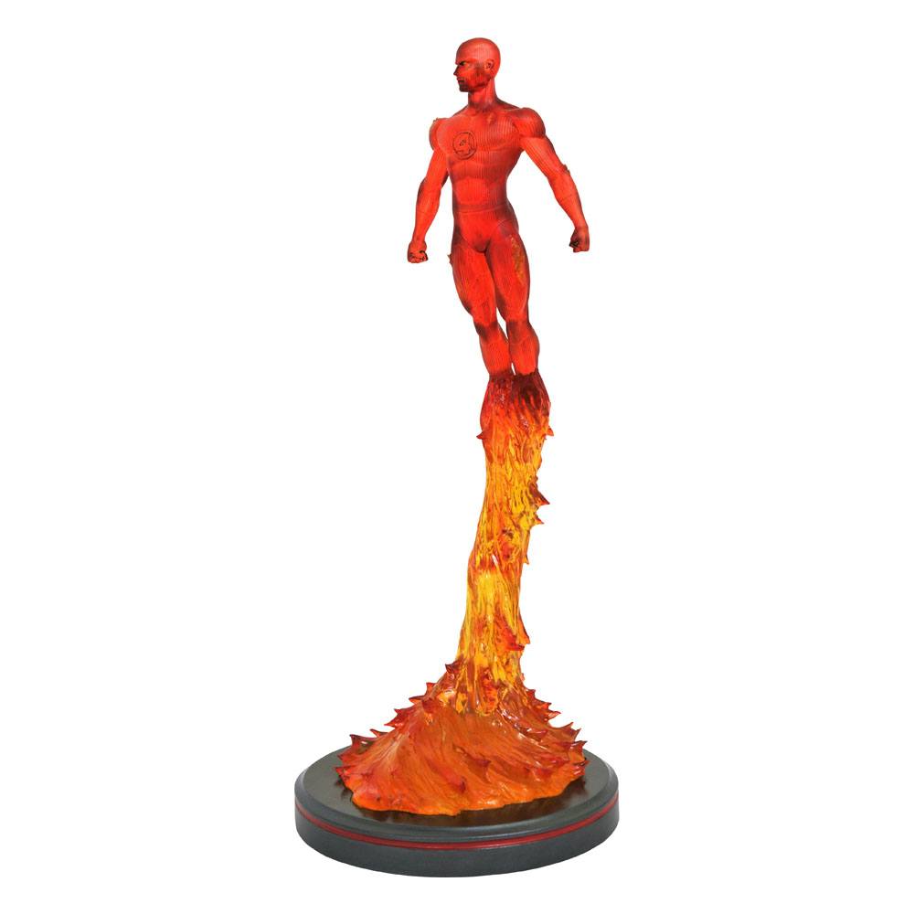 Marvel Comic Premier Collection Statue Human Torch 36cm - Scale Statue - Diamond Select - Hobby Figures UK