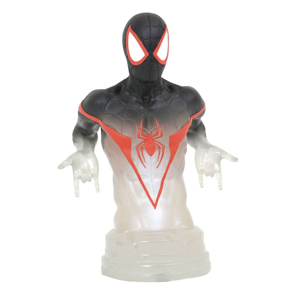 Marvel Comics Bust Camouflage Miles Morales SDCC 2021 Previews Exclusive 18cm - Scale Statue - Gentle Giant - Hobby Figures UK