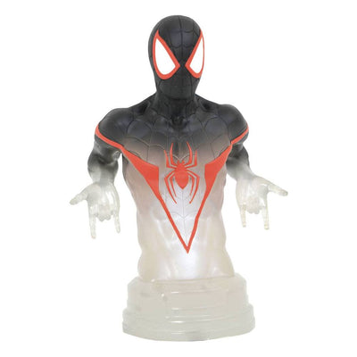 Marvel Comics Bust Camouflage Miles Morales SDCC 2021 Previews Exclusive 18cm - Scale Statue - Gentle Giant - Hobby Figures UK