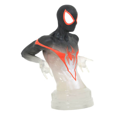 Marvel Comics Bust Camouflage Miles Morales SDCC 2021 Previews Exclusive 18cm - Scale Statue - Gentle Giant - Hobby Figures UK