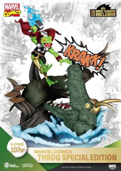 Marvel Comics D-Stage PVC Diorama Throg Limited Edition 17cm - Scale Statue - Beast Kingdom Toys - Hobby Figures UK