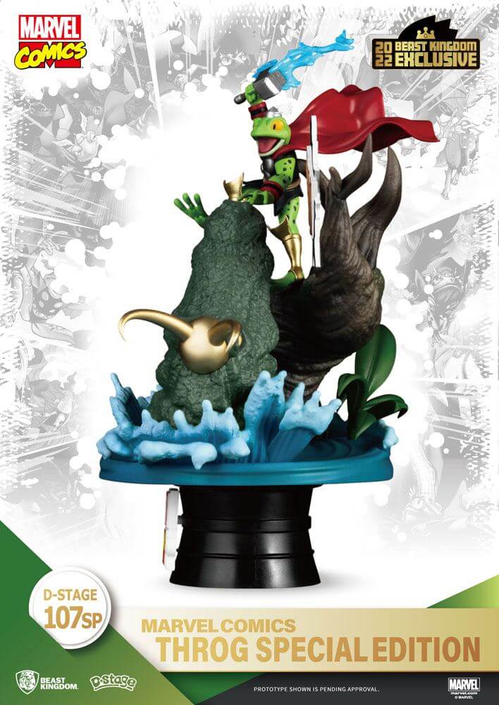 Marvel Comics D-Stage PVC Diorama Throg Limited Edition 17cm - Scale Statue - Beast Kingdom Toys - Hobby Figures UK