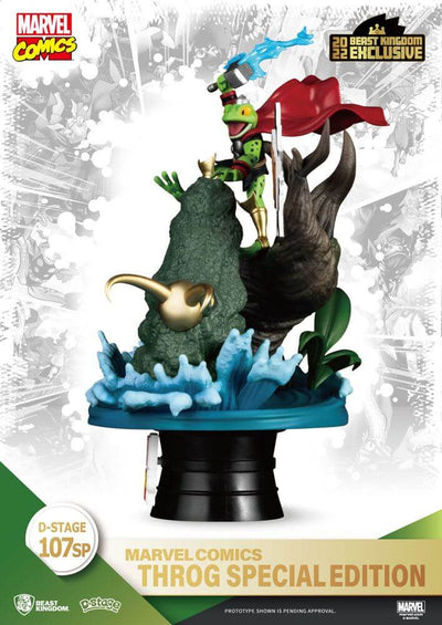 Marvel Comics D-Stage PVC Diorama Throg Limited Edition 17cm - Scale Statue - Beast Kingdom Toys - Hobby Figures UK