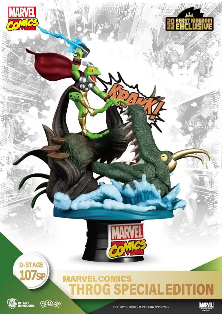 Marvel Comics D-Stage PVC Diorama Throg Limited Edition 17cm - Scale Statue - Beast Kingdom Toys - Hobby Figures UK