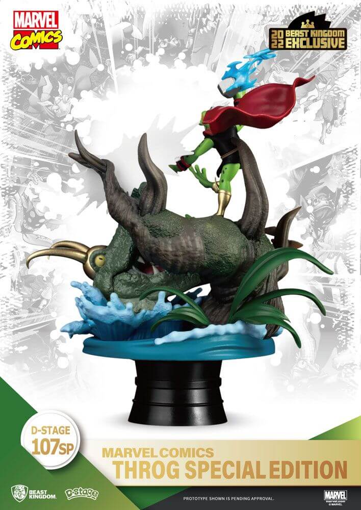 Marvel Comics D-Stage PVC Diorama Throg Limited Edition 17cm - Scale Statue - Beast Kingdom Toys - Hobby Figures UK