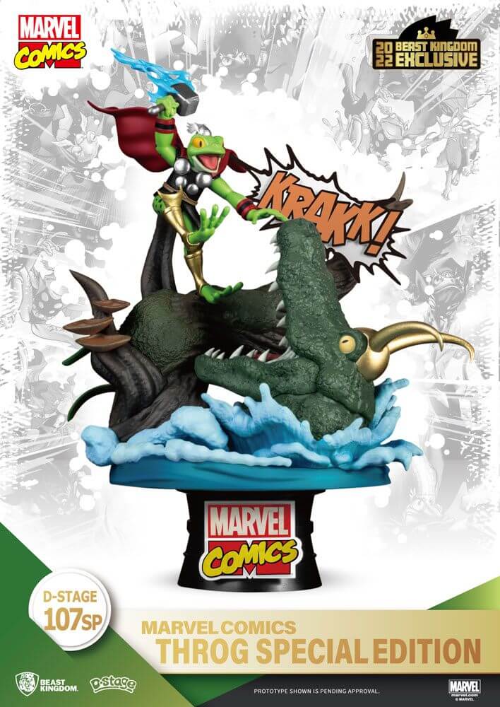 Marvel Comics D-Stage PVC Diorama Throg Limited Edition 17cm - Scale Statue - Beast Kingdom Toys - Hobby Figures UK