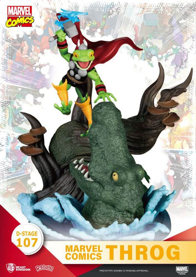 Marvel Comics D-Stage PVC Diorama Throg Closed Box Version 17cm - Scale Statue - Beast Kingdom Toys - Hobby Figures UK