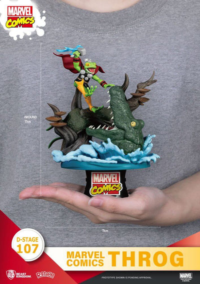 Marvel Comics D-Stage PVC Diorama Throg Closed Box Version 17cm - Scale Statue - Beast Kingdom Toys - Hobby Figures UK
