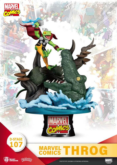 Marvel Comics D-Stage PVC Diorama Throg Closed Box Version 17cm - Scale Statue - Beast Kingdom Toys - Hobby Figures UK