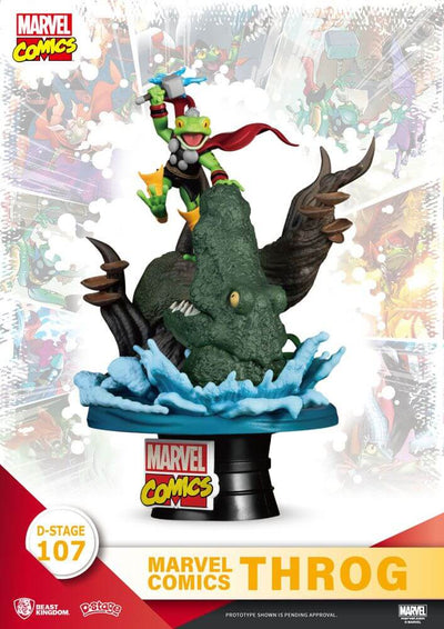 Marvel Comics D-Stage PVC Diorama Throg Closed Box Version 17cm - Scale Statue - Beast Kingdom Toys - Hobby Figures UK