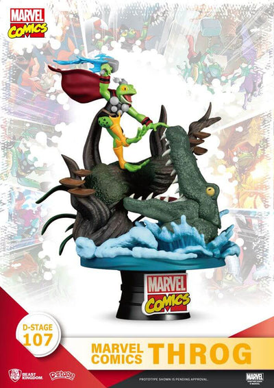 Marvel Comics D-Stage PVC Diorama Throg Closed Box Version 17cm - Scale Statue - Beast Kingdom Toys - Hobby Figures UK