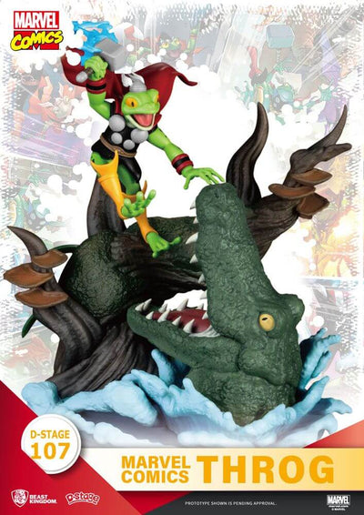 Marvel Comics D-Stage PVC Diorama Throg Closed Box Version 17cm - Scale Statue - Beast Kingdom Toys - Hobby Figures UK