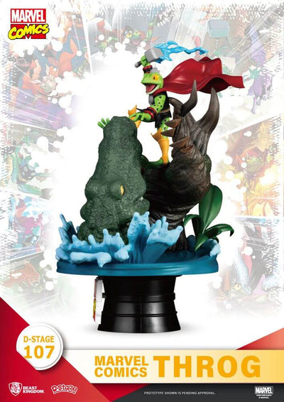 Marvel Comics D-Stage PVC Diorama Throg Closed Box Version 17cm - Scale Statue - Beast Kingdom Toys - Hobby Figures UK
