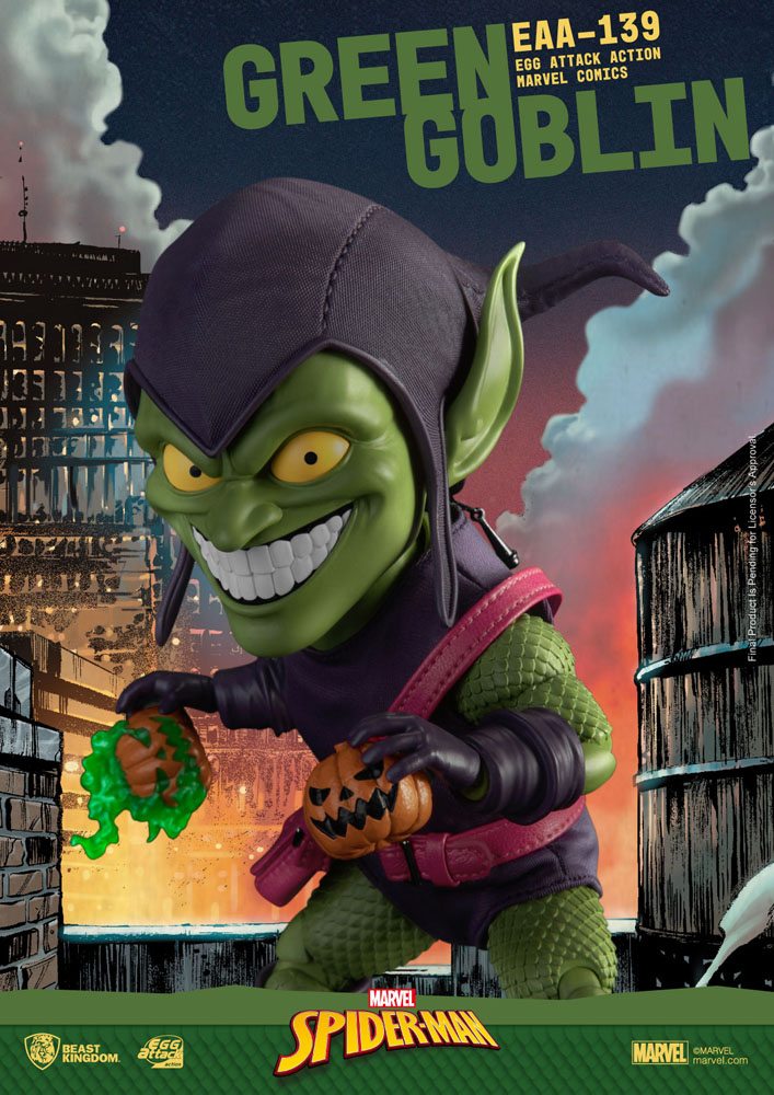 Marvel Comics Egg Attack Action Action Figure Green Goblin 17cm - Action Figures - Beast Kingdom Toys - Hobby Figures UK