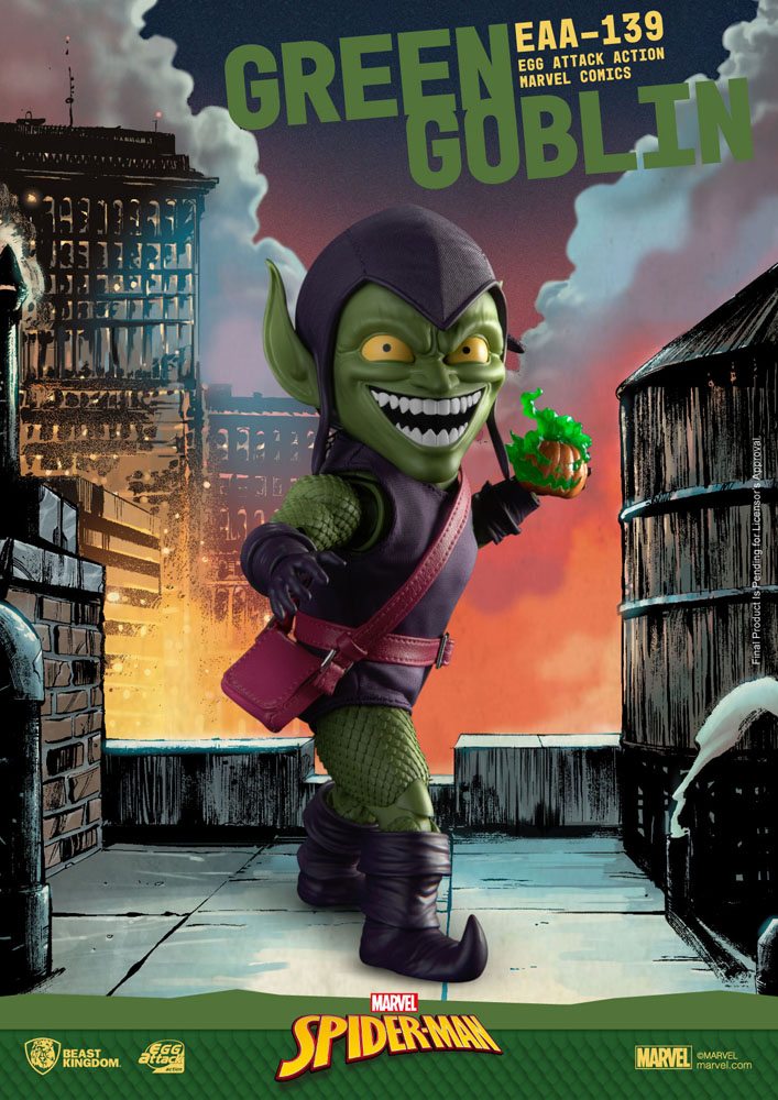Marvel Comics Egg Attack Action Action Figure Green Goblin 17cm - Action Figures - Beast Kingdom Toys - Hobby Figures UK