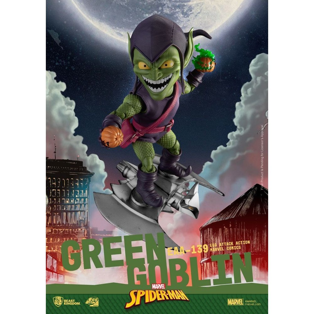Marvel Comics Egg Attack Action Action Figure Green Goblin 17cm - Action Figures - Beast Kingdom Toys - Hobby Figures UK