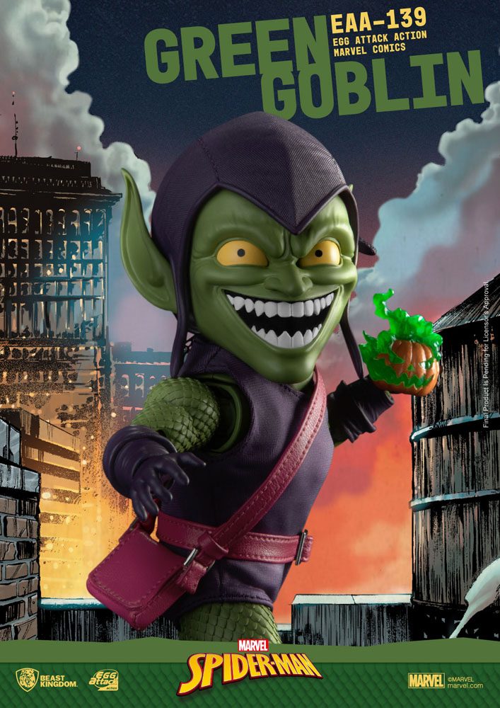 Marvel Comics Egg Attack Action Action Figure Green Goblin 17cm - Action Figures - Beast Kingdom Toys - Hobby Figures UK