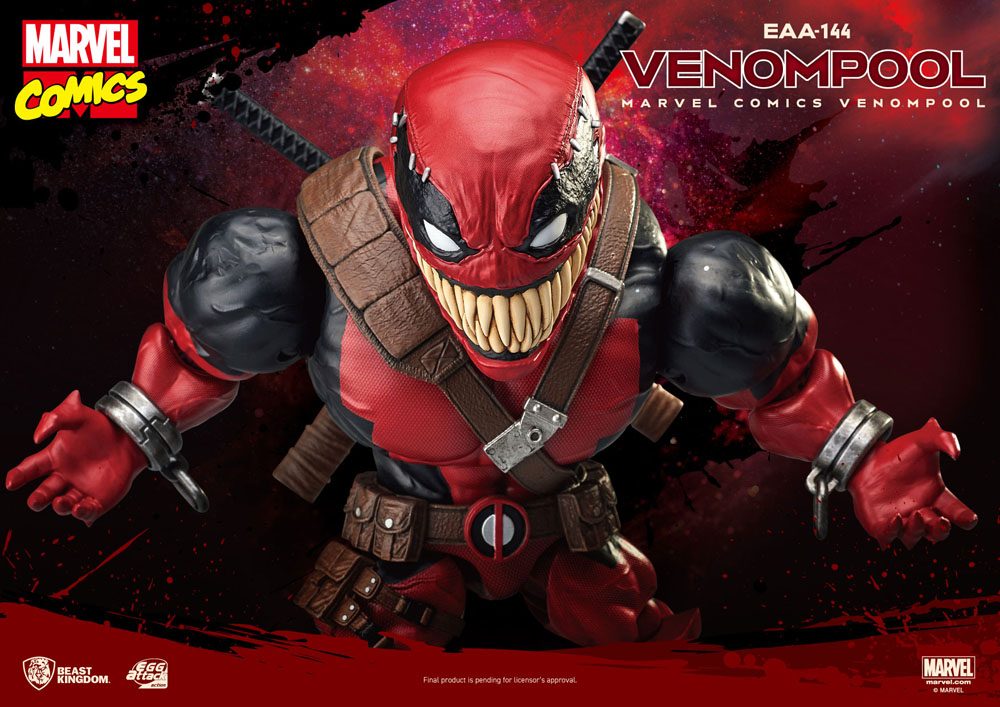 Marvel Comics Egg Attack Action Action Figure Venompool 21cm - Action Figures - Beast Kingdom Toys - Hobby Figures UK